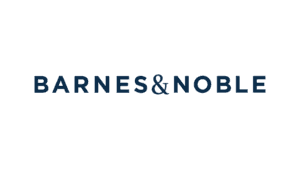 Barnes & Noble logo in dark blue text on a white background.