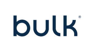 Bulk logo with registered trademark symbol in navy blue