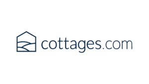 Cottages.com logo with line-drawn house icon and domain name