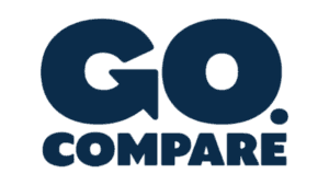 GoCompare logo in bold, dark blue lettering.