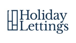 Holiday Lettings vacation rental property logo with house icon