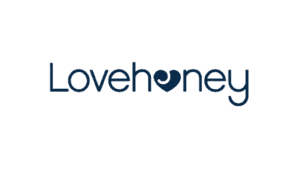 Lovehoney brand logo with heart symbol