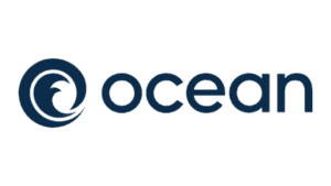 Ocean logo featuring a stylized wave design on Salience marketing post page.