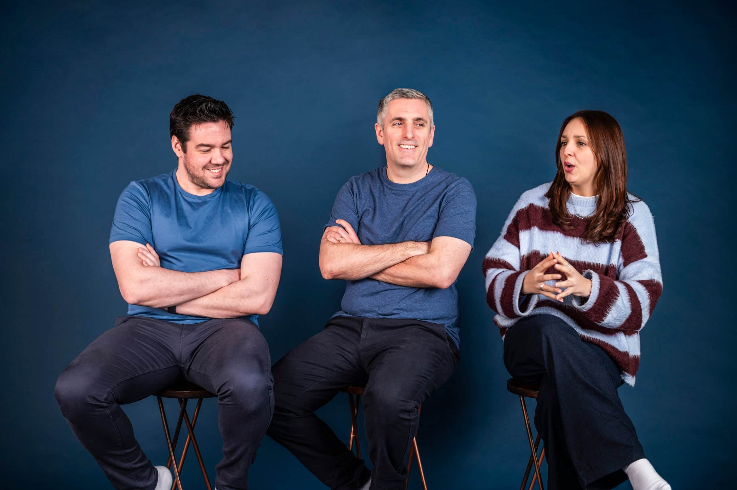 Salience e-commerce agency team in professional studio portrait
