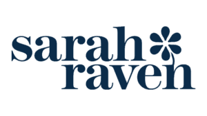 Sarah Raven logo with decorative star symbol