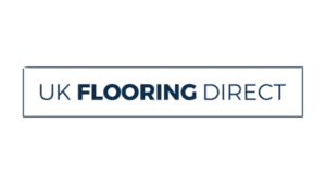 UK Flooring Direct logo, featuring navy border and bold company name