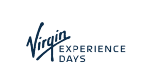 Virgin Experience Days logo with script and sans-serif lettering