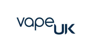Vape UK brand wordmark in dark blue typography