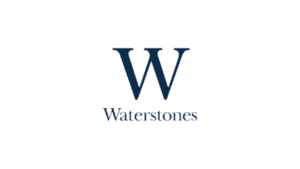 Waterstones logo featuring a large "W" above the brand name, suitable for search marketing insights.
