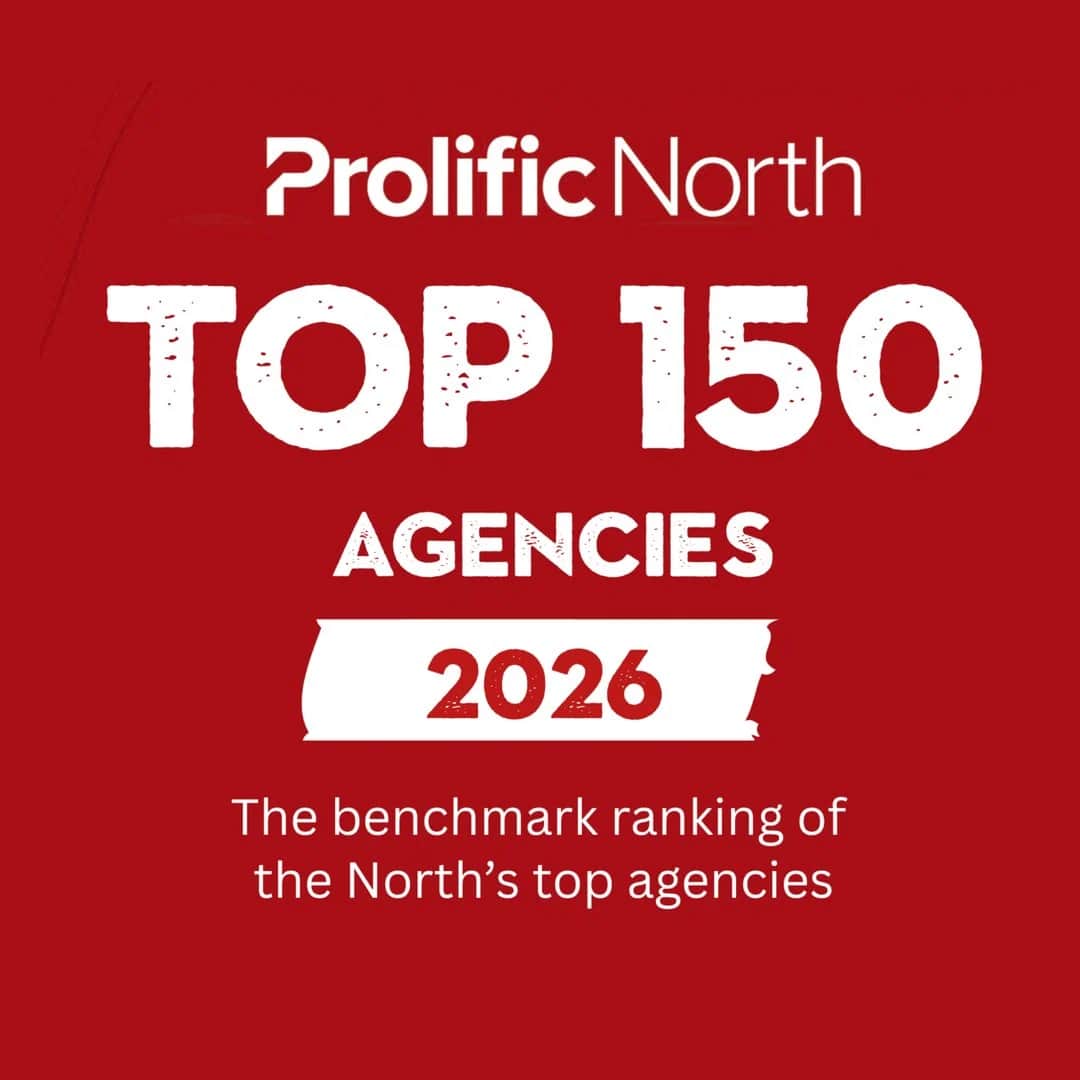 Prolific North Top 150 Agencies 2026 badge