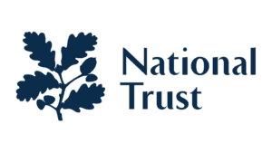 National Trust logo featuring an oak leaf and acorn illustration.