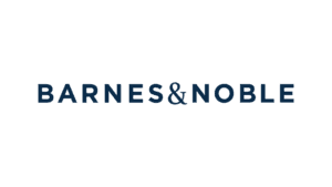 Barnes & Noble logo in dark blue text on a white background.