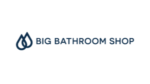 Big Bathroom Shop logo with water droplet icon