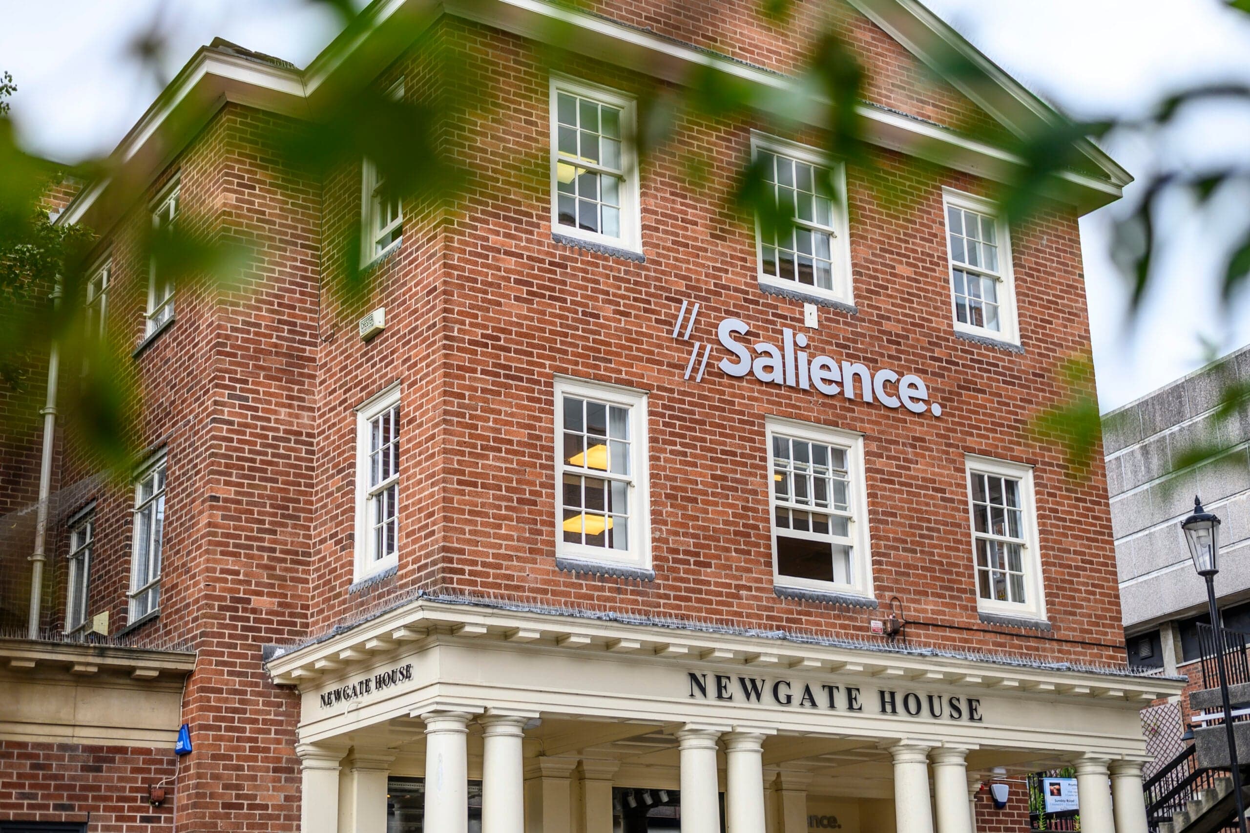 Salience Google Analytics agency office at Newgate House, historic red brick building