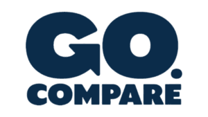 GoCompare logo in bold, dark blue lettering.