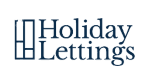 Holiday Lettings vacation rental property logo with house icon