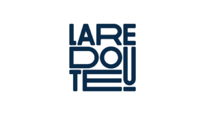 La Redoute logo in dark blue modern geometric typography