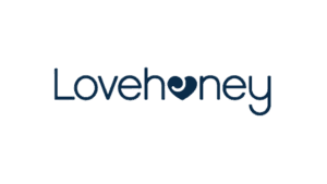 Lovehoney brand logo with heart symbol
