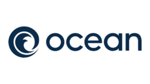 Ocean logo featuring a stylized wave design on Salience marketing post page.