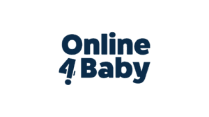 Online4Baby logo with dark blue text and cart symbol, associated with Salience marketing agency post #3725.