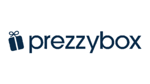 Prezzy Box logo with gift box icon