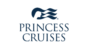 Princess Cruises logo with stylized profile and wavy lines above company name.