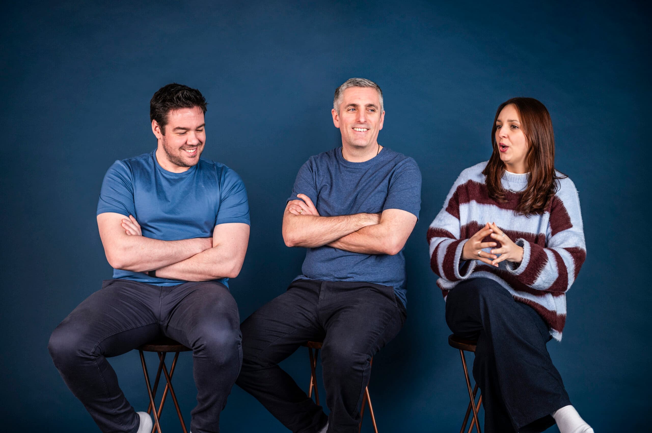 Salience e-commerce agency team in professional studio portrait