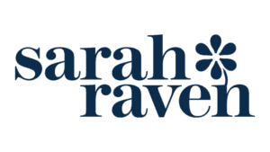 Sarah Raven logo with decorative star symbol