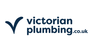 Victorian Plumbing logo with blue checkmark