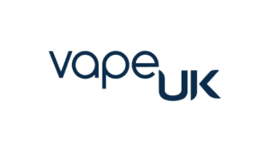 Vape UK brand wordmark in dark blue typography