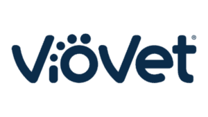 Viovet pet brand logo in dark blue
