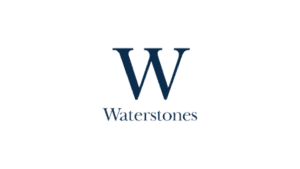Waterstones logo featuring a large "W" above the brand name, suitable for search marketing insights.
