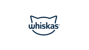 Whiskas logo with cat outline, featured on Salience search marketing page.
