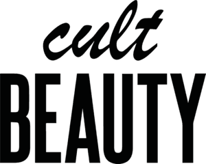 Cult Beauty logo with black, bold text on white background