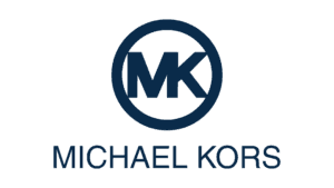 Michael Kors logo featuring "MK" within a circle above the brand name.