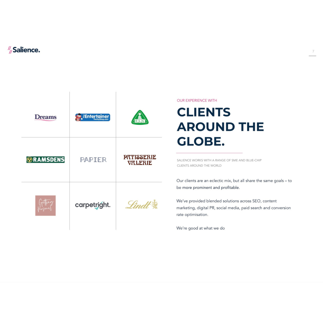 Clients We have page