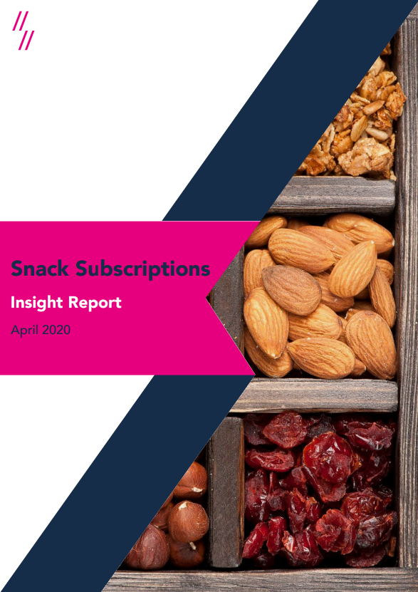 Snack subscription report front cover