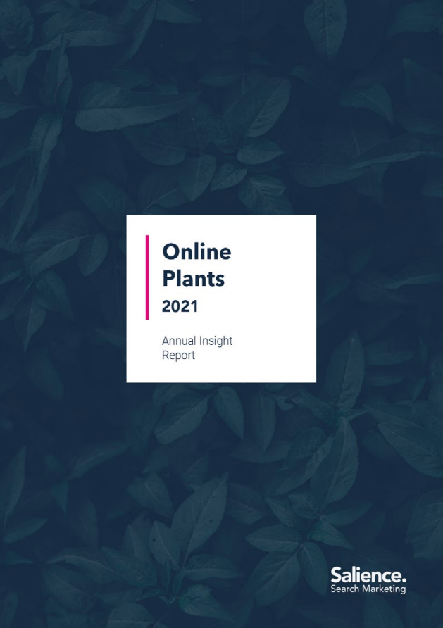 2021 Online Plants Report Front cover