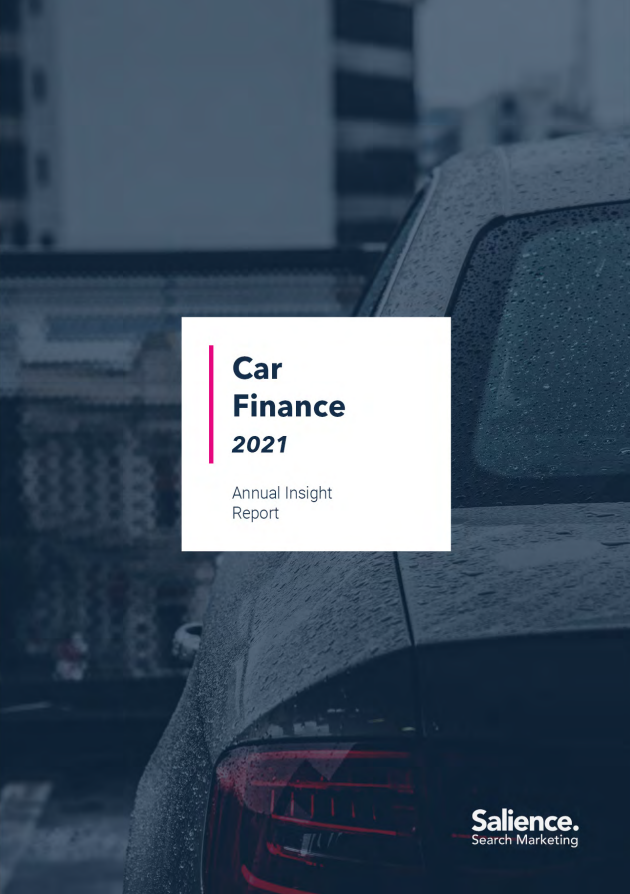 Car finance market performance report cover