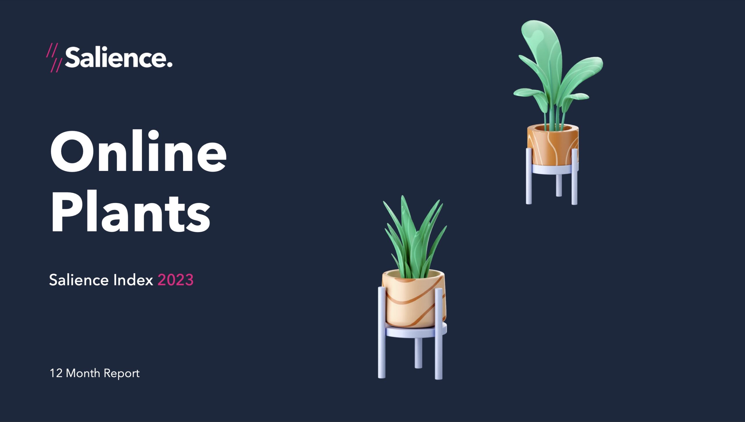 2023 Online Plants Report Front cover