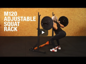 Thumbnail of a video showing how to use a squat rack 