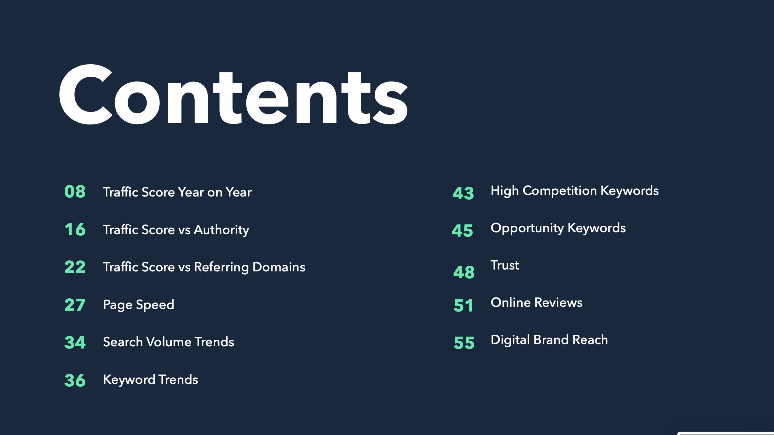 Alcoholic Beverages Market Report 2025 Contents Page