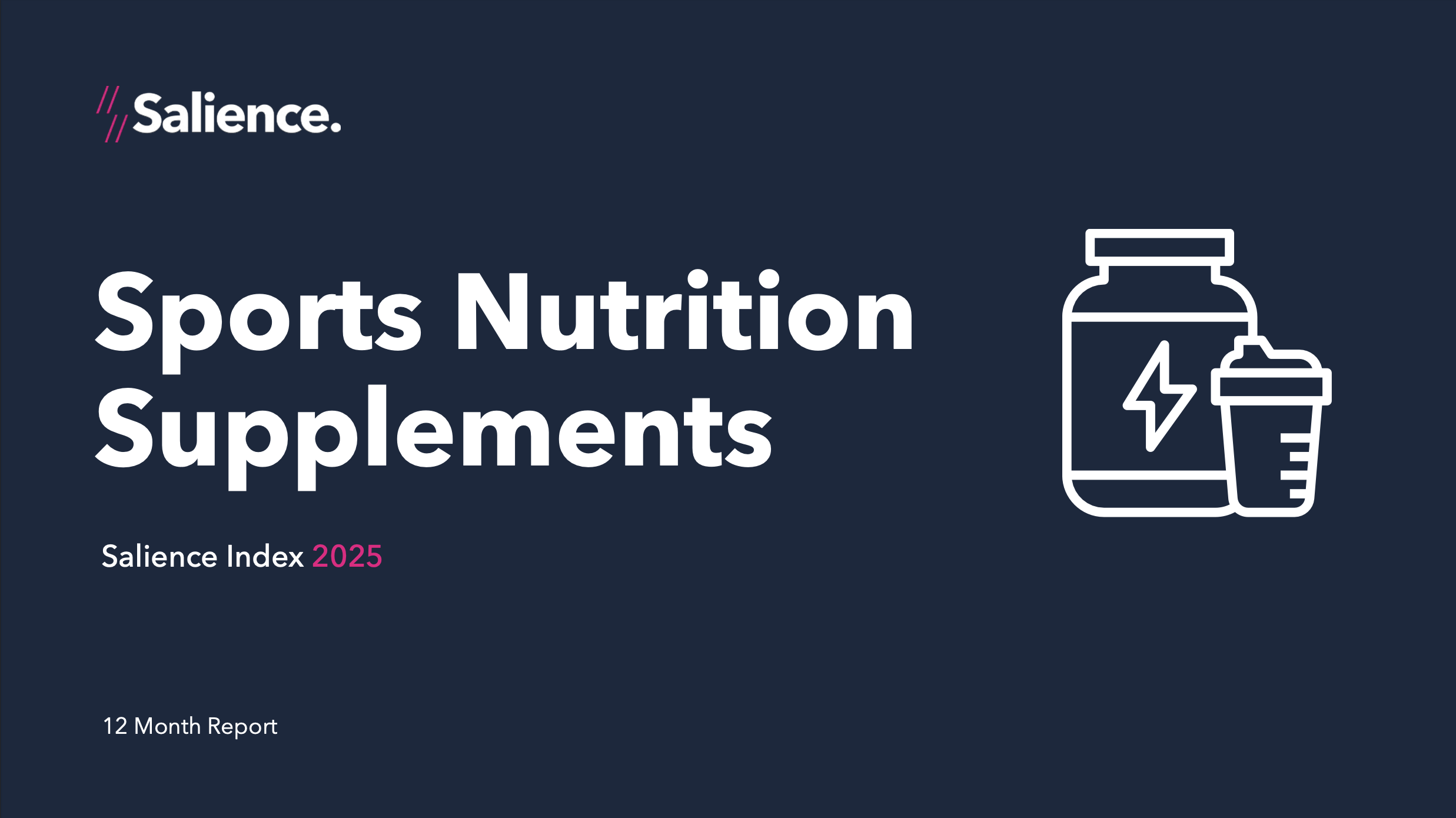 Supplements Market Report front cover 