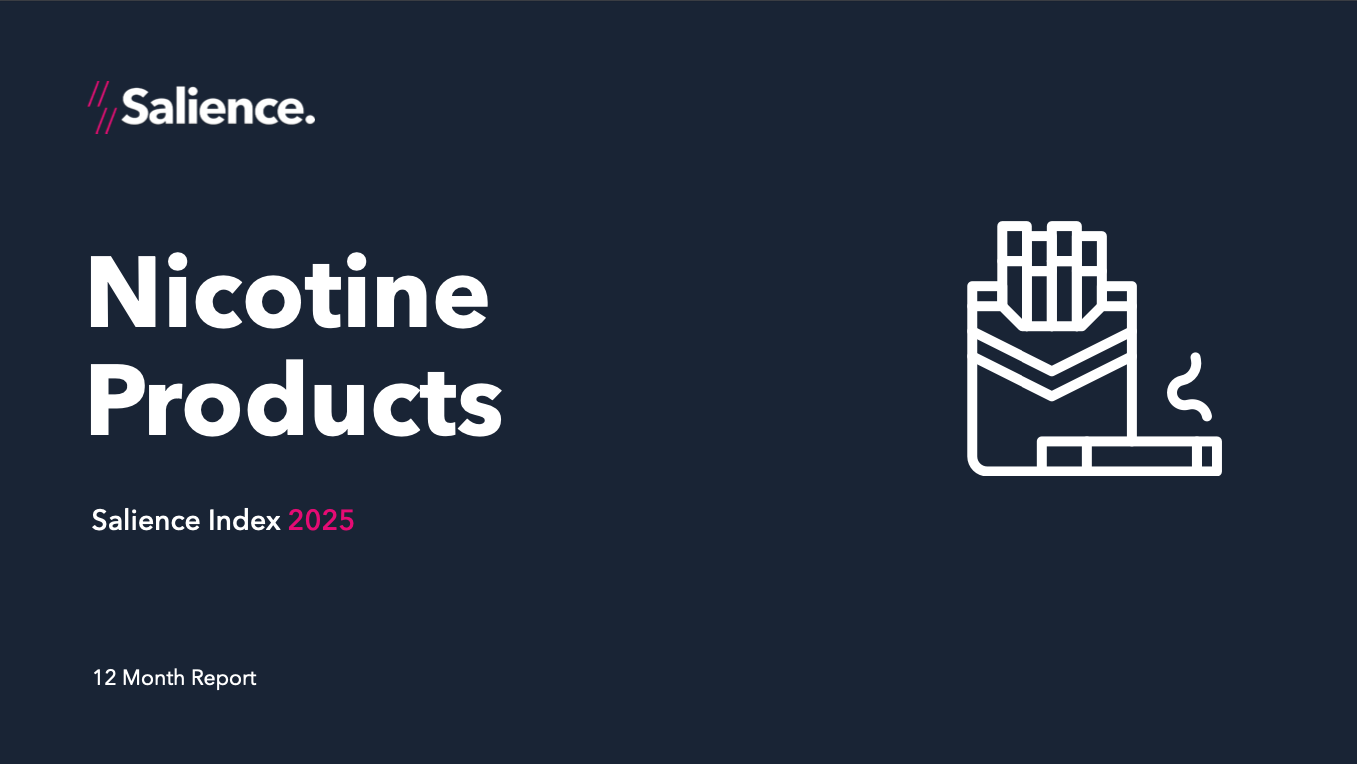 Nicotine product retailers market performance report cover