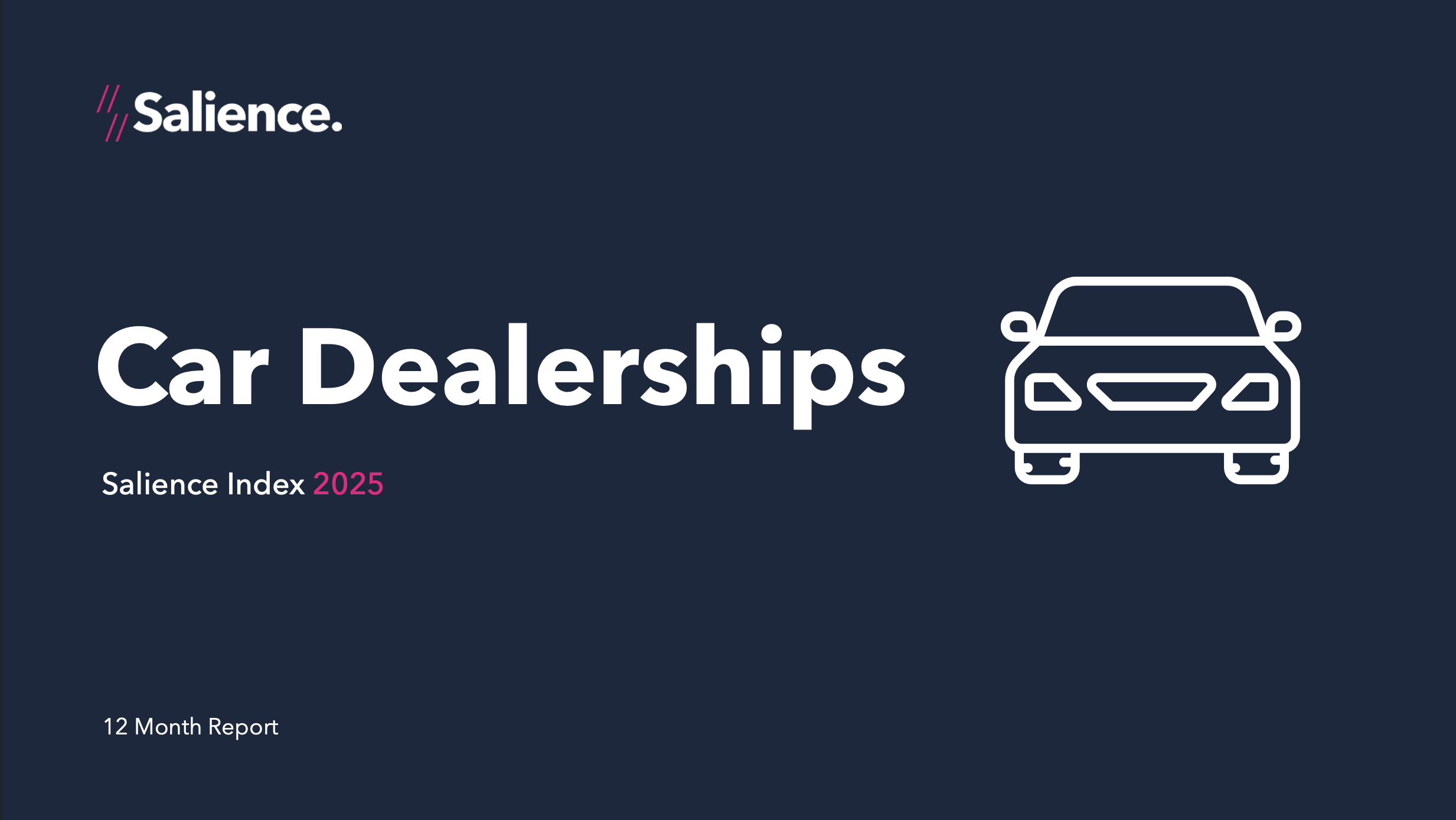 Car Dealership report front cover