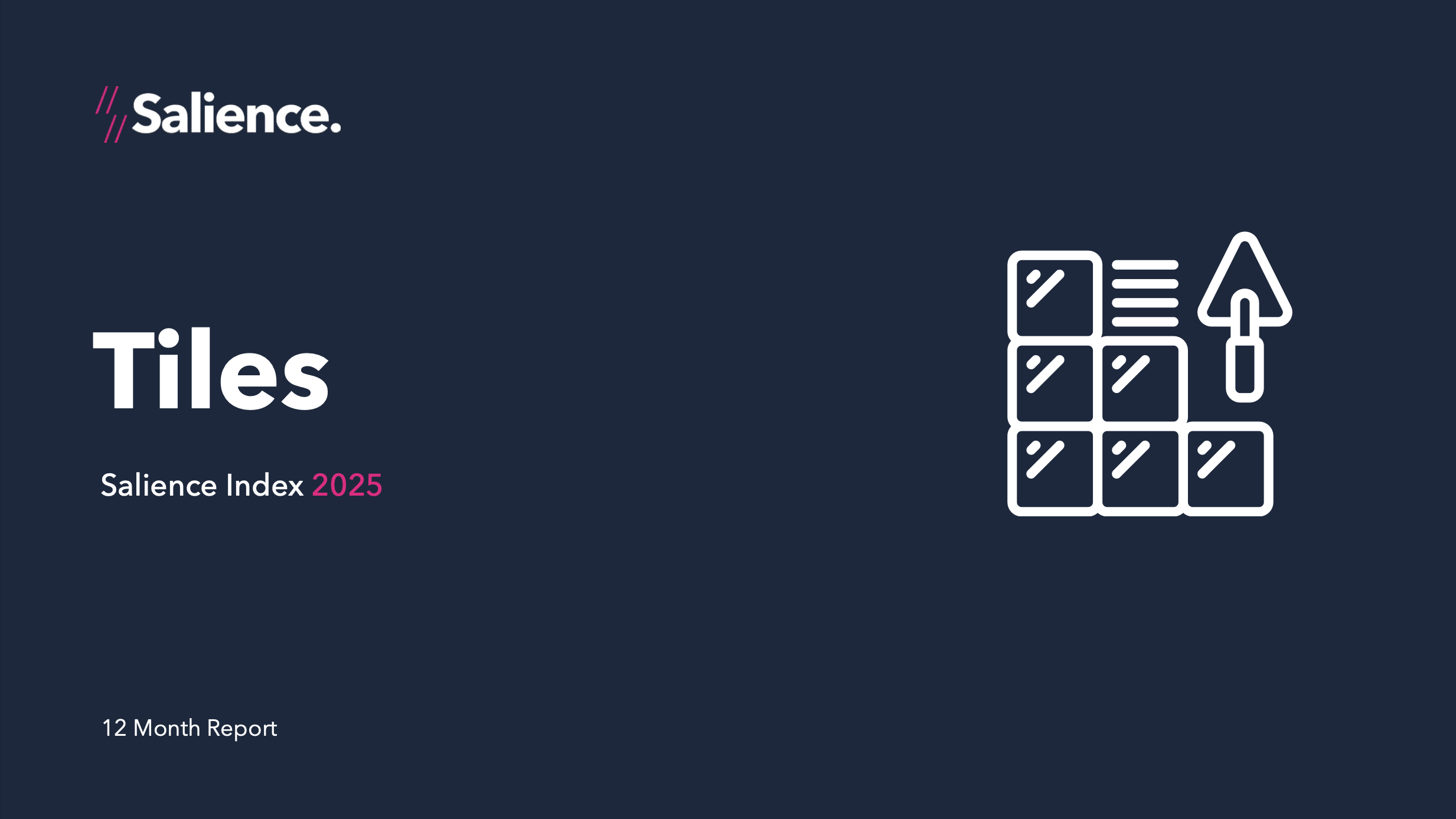 2025 Tile Industry Report Front Cover