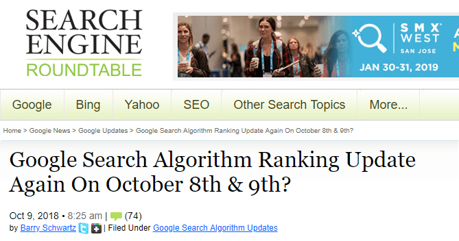 Search engine roundtable october updates continued